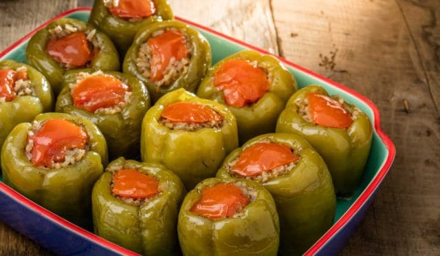 Fırında Biber Dolması Tarifi