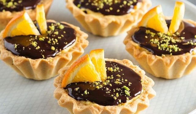 Portakal Dolgulu Mini Tartoletler