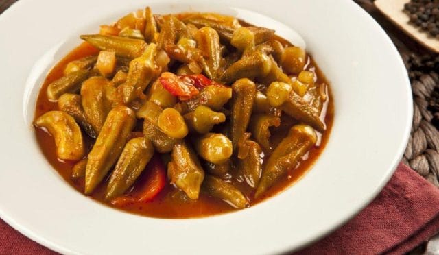 zeytinyağlı bamya