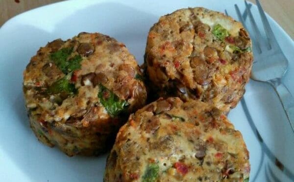 Tavuklu Diyet Muffin