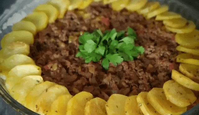 firinda kiymali patates
