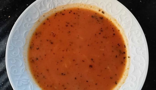 yalancı domates çorbası