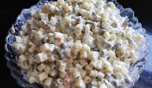 Boncuk Makarna Salatası