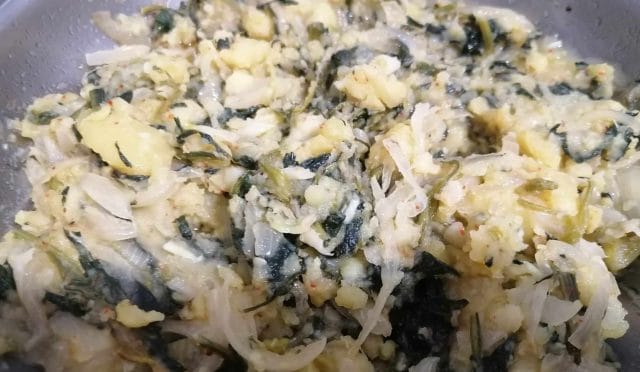 Ispanaklı Patates Kavurması Tarifi