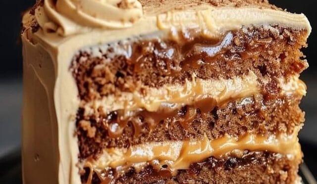 Karamel Ve Kahve Kremalı Kek Tarifi