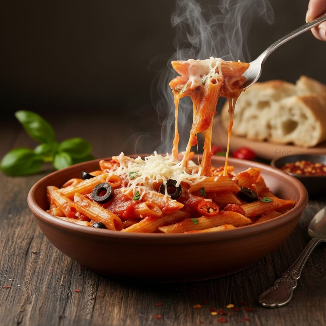 Penne Arrabbiatta Kalem Makarna Tarifi