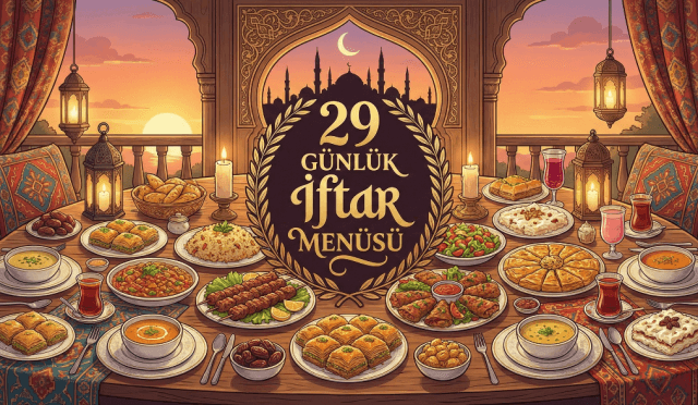 Bereketi bol sofralarınız için özenle hazırladığımız 29 günlük iftar menümüzle bu Ramazan da 'Bugün ne pişirsem?' derdine son veriyoruz.
