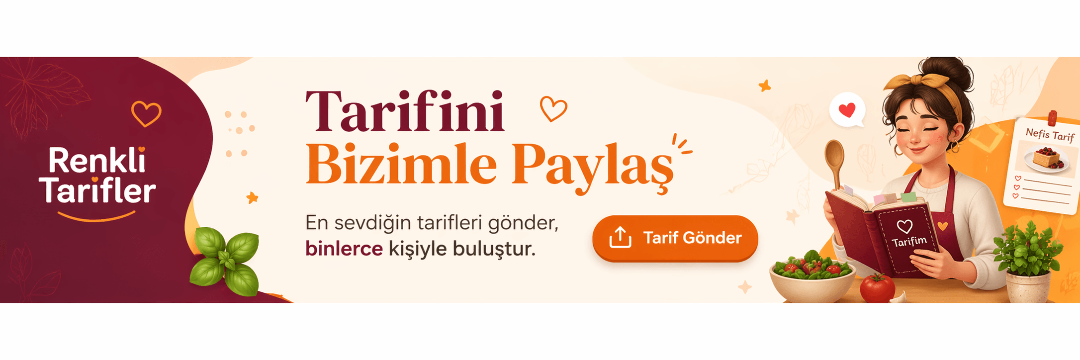 Tarif Gönder Tarif Gönder kapak görseli