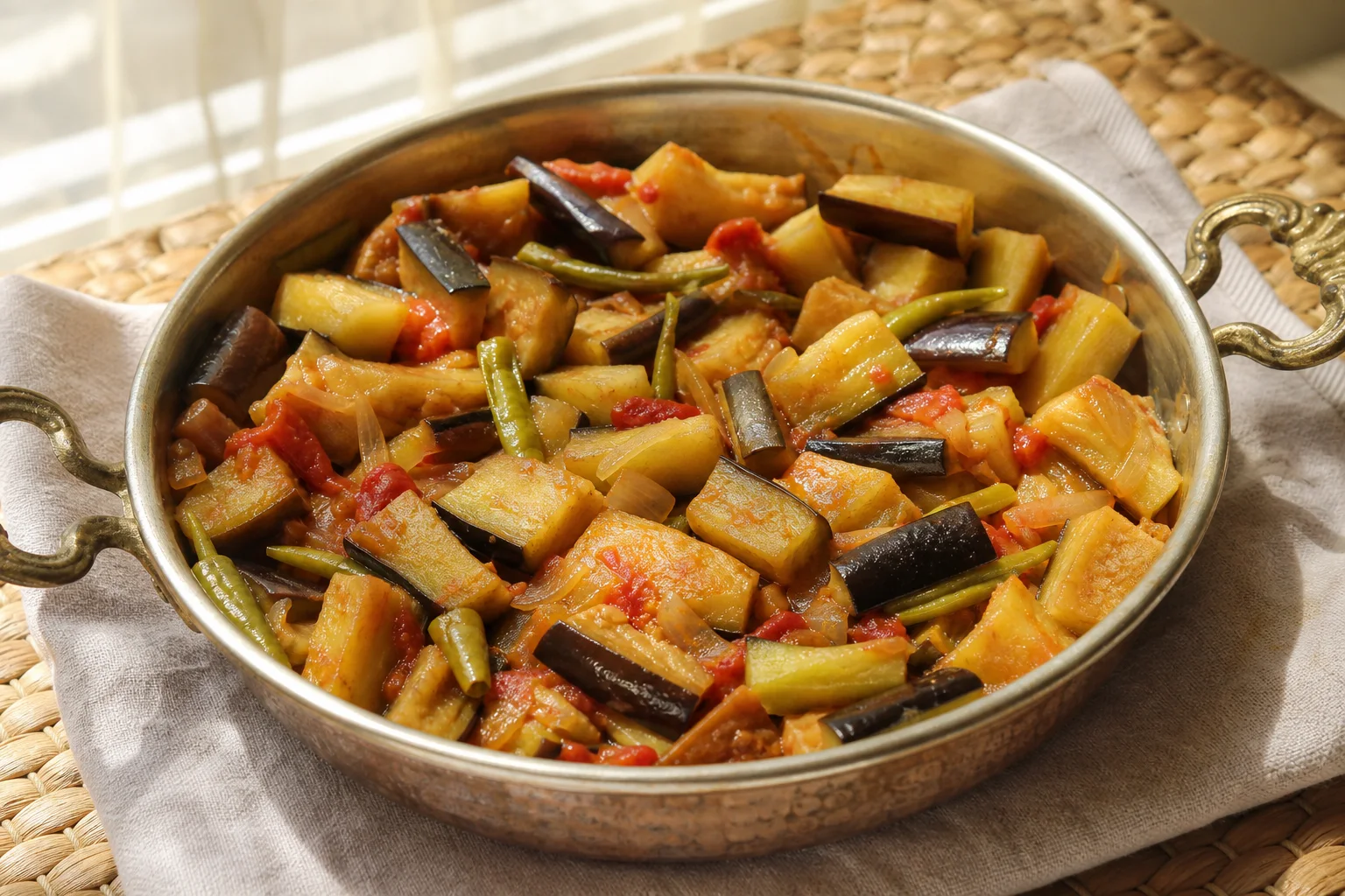 Domatesli Patlıcan Yemeği Tarifi