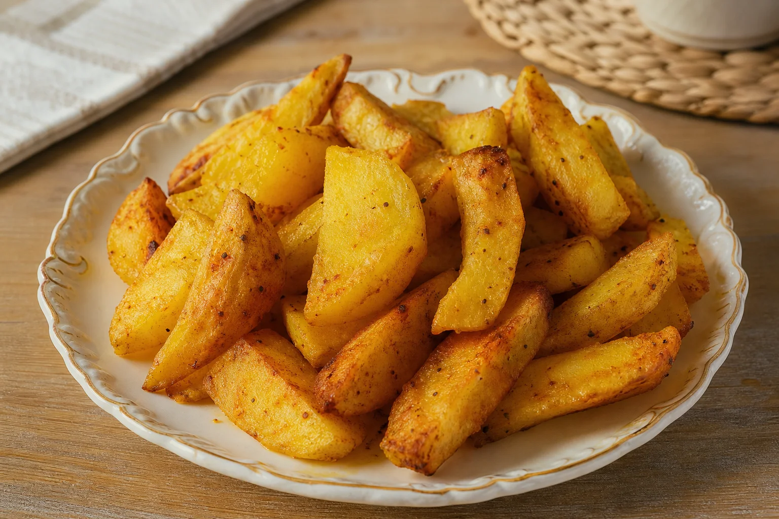 Fırında Baharatlı Patates Tarifi