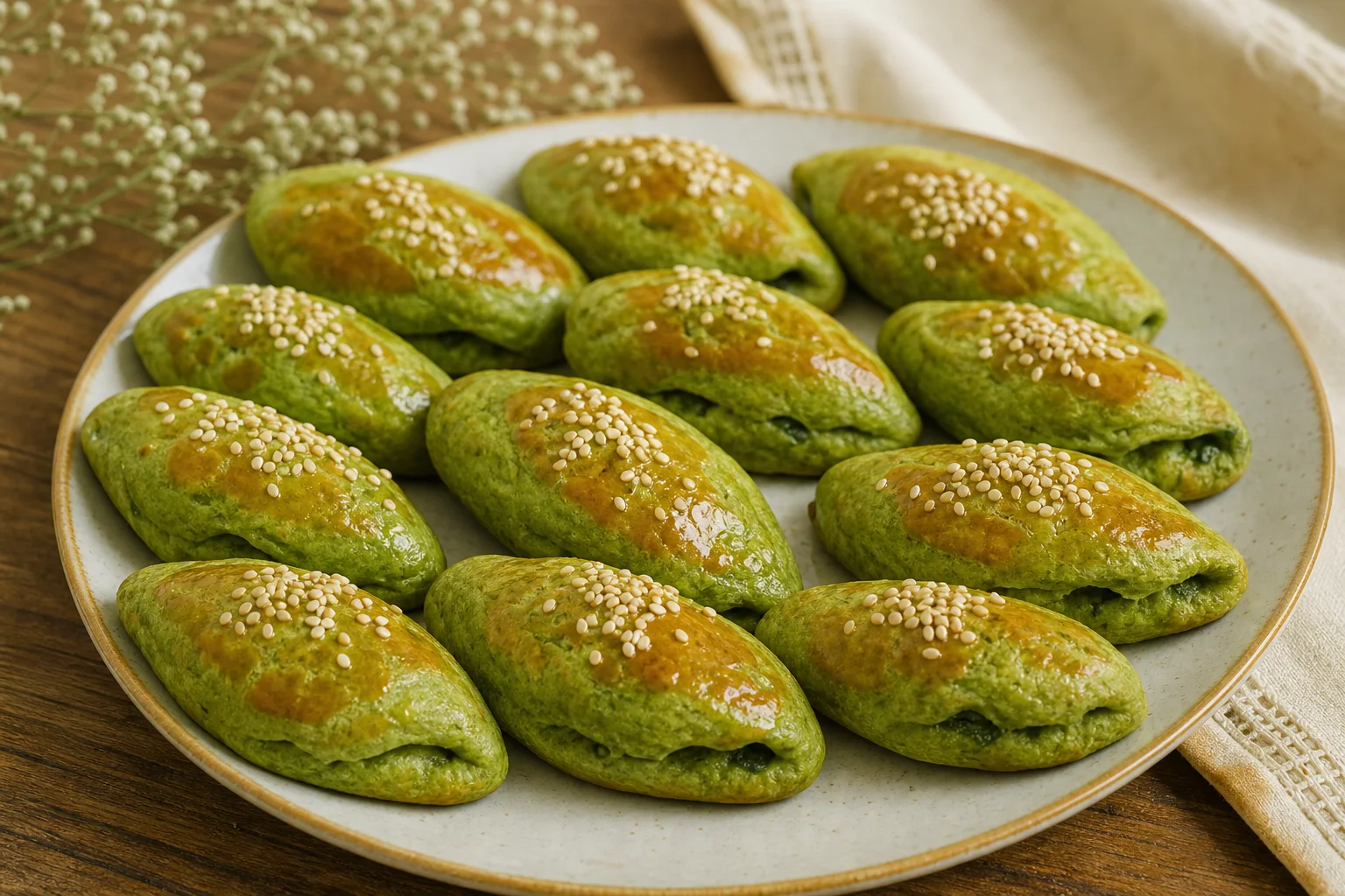 Ispanaklı Labneli Poğaça Tarifi