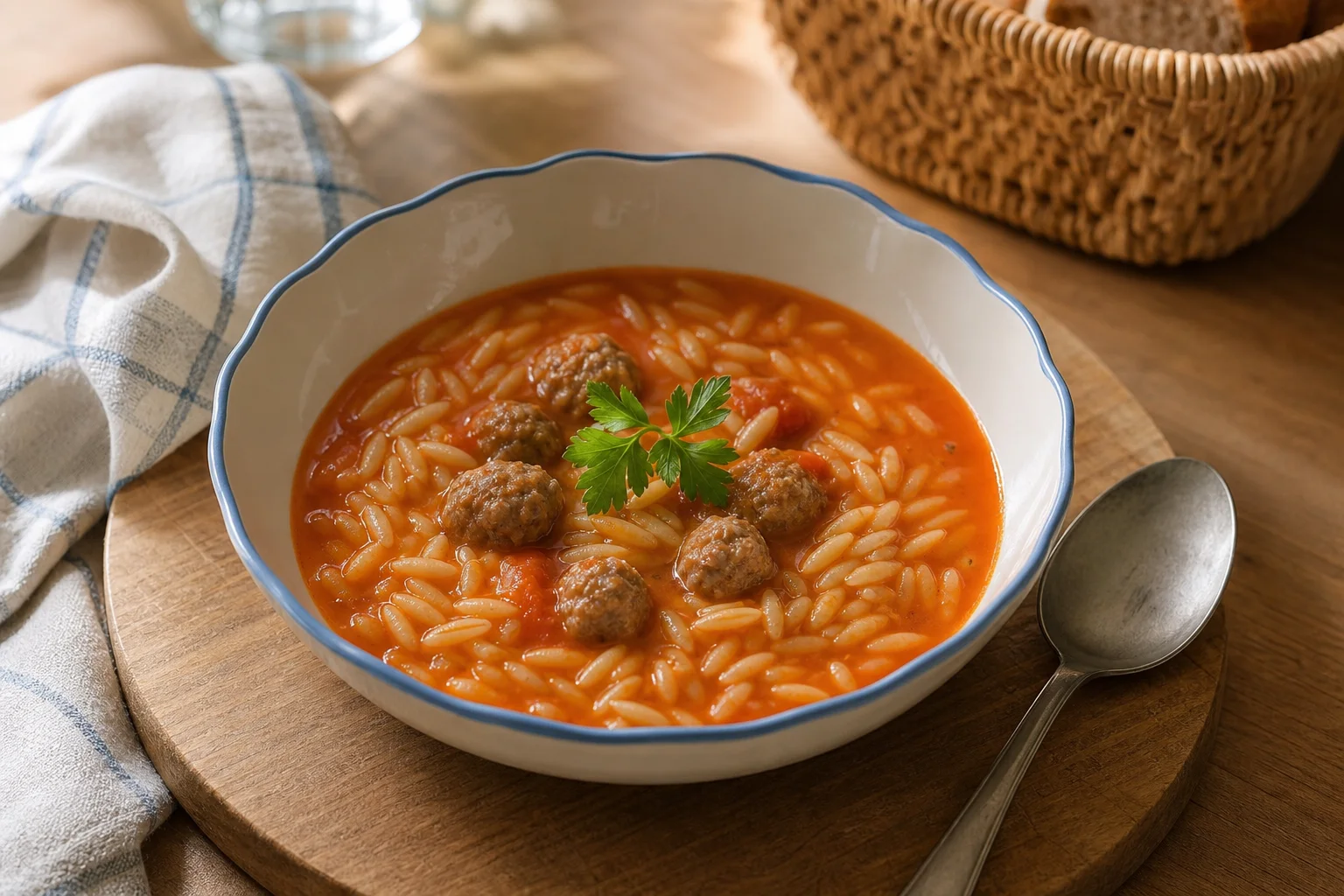 Köfteli Arpa Şehriye Çorbası Tarifi