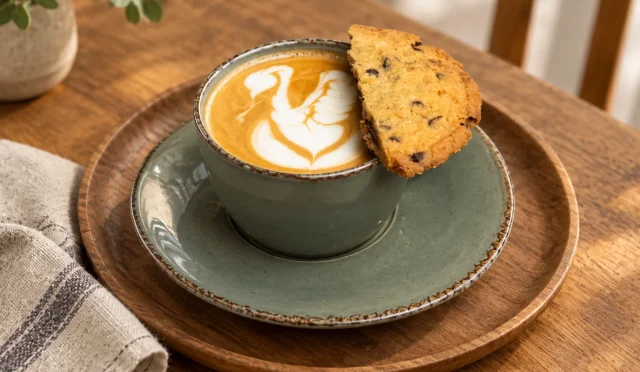 Kurabiye aromalı köpüklü Cookie Latte