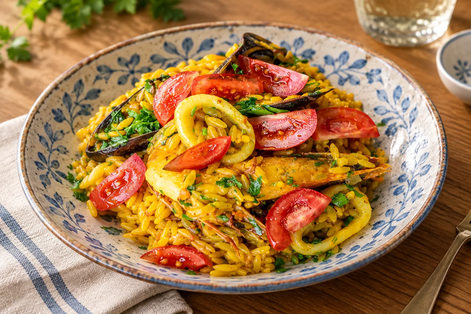 Deniz Mahsullü Paella Tarifi