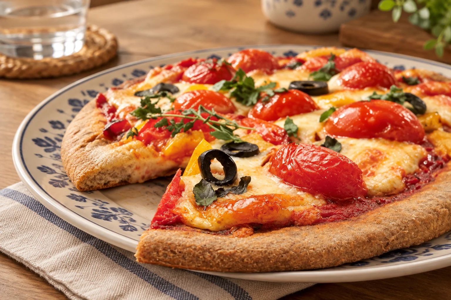 Domatesli Ve Mozzarella Peynirli Pizza Tarifi