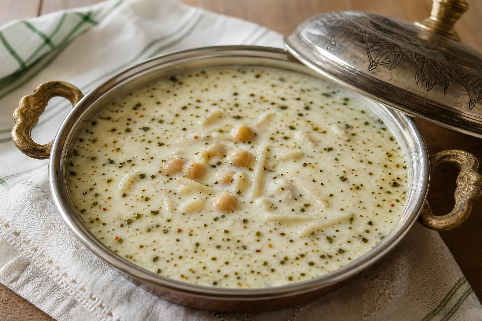 Erişteli Nohutlu Yayla Çorbası Tarifi