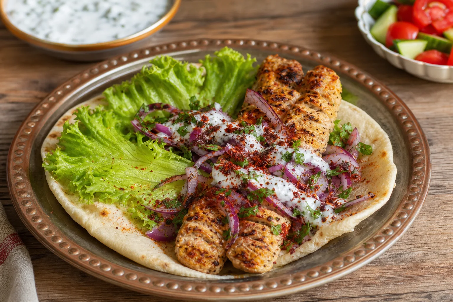 Fırında Pratik Tavuk Kebabı Tarifi