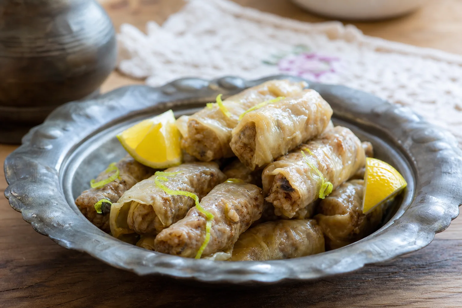 Fıstıklı Üzümlü Lahana Sarma Tarifi
