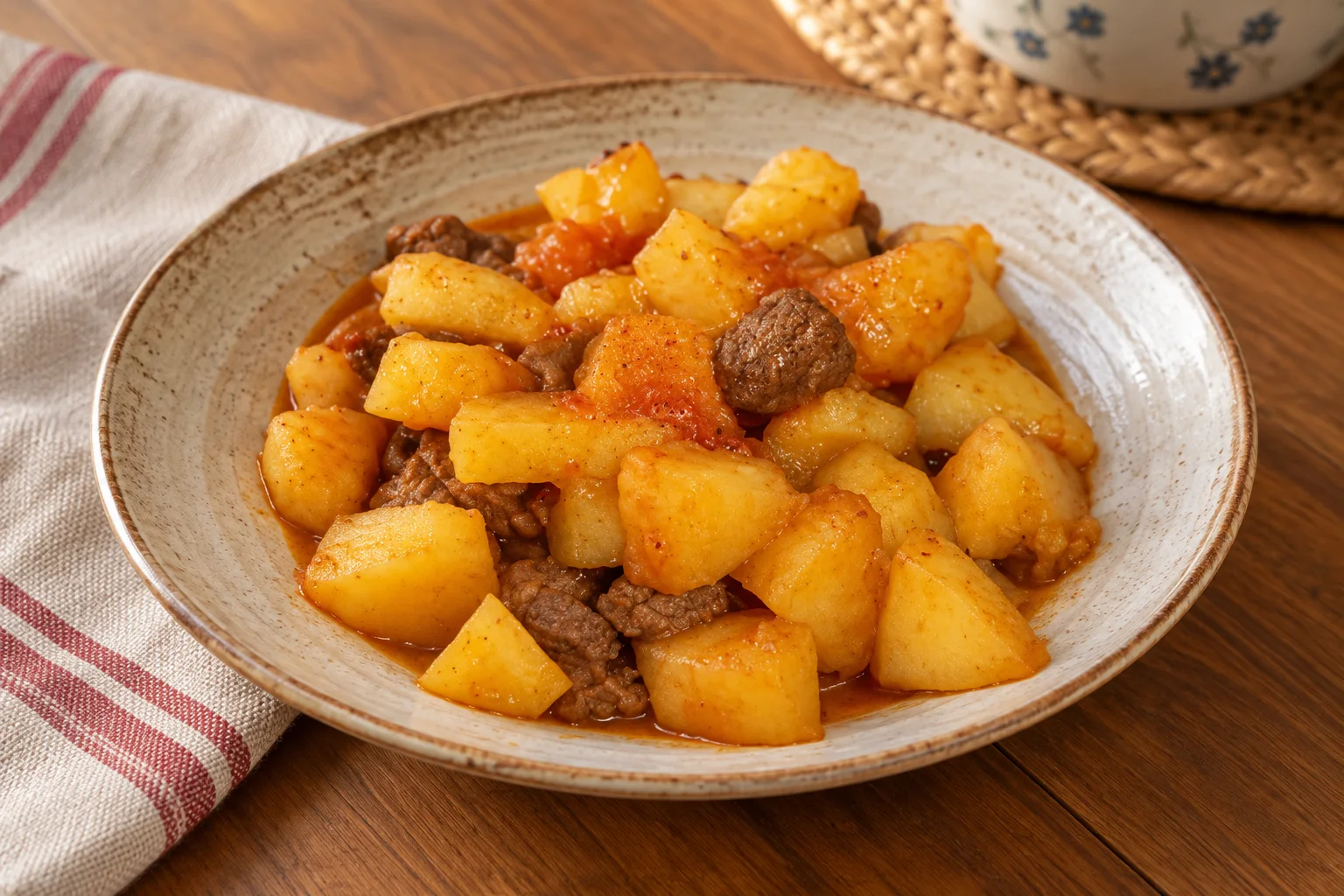 İki Kişilik Patates Yemeği Tarifi
