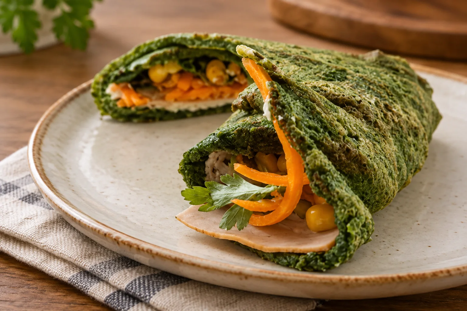 Ispanaklı Wrap Tarifi