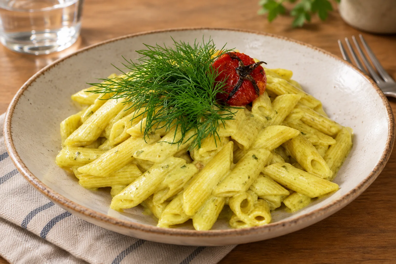 Köri Soslu Makarna Tarifi