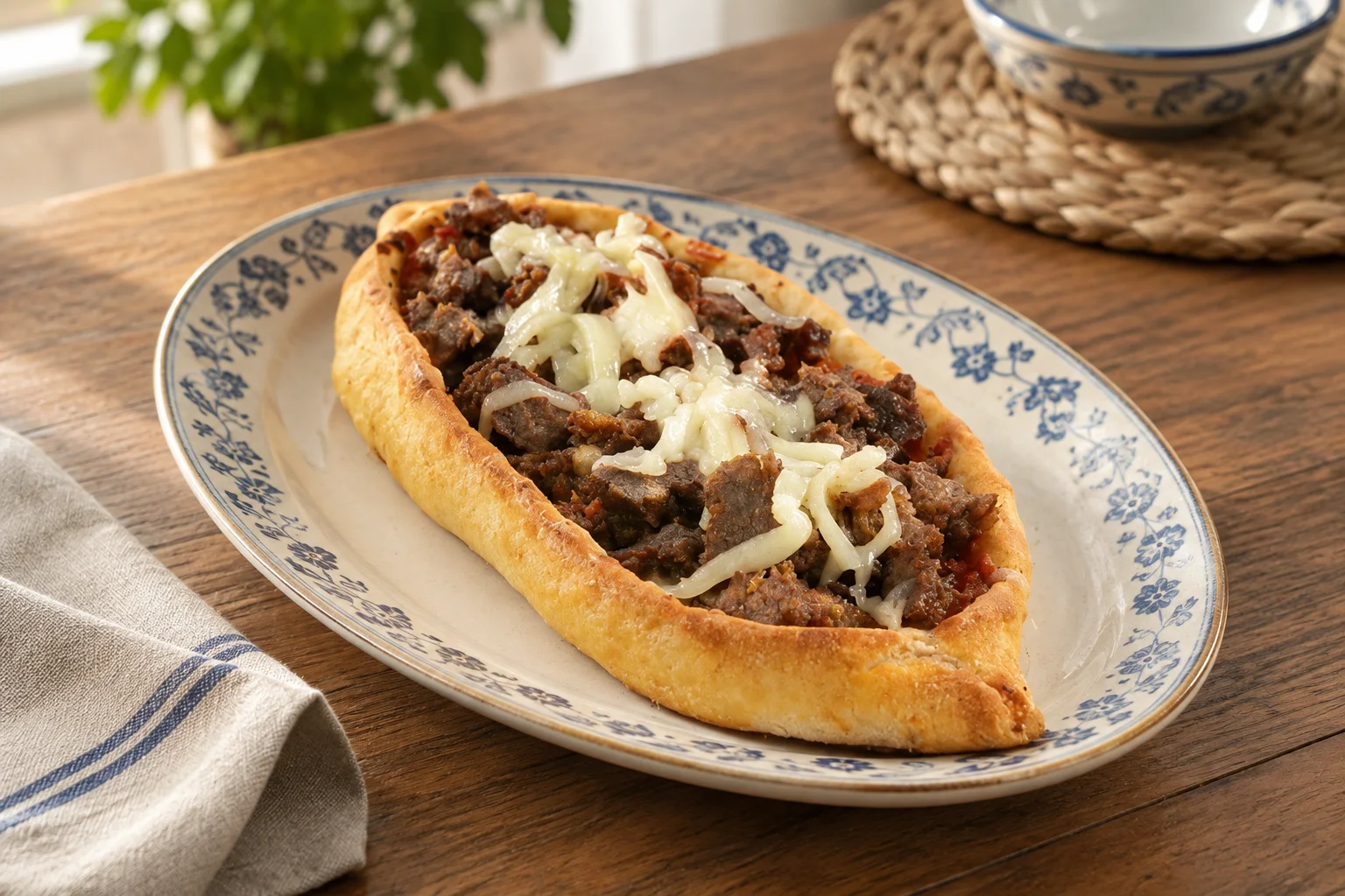Kuşbaşı Etli Pide Tarifi