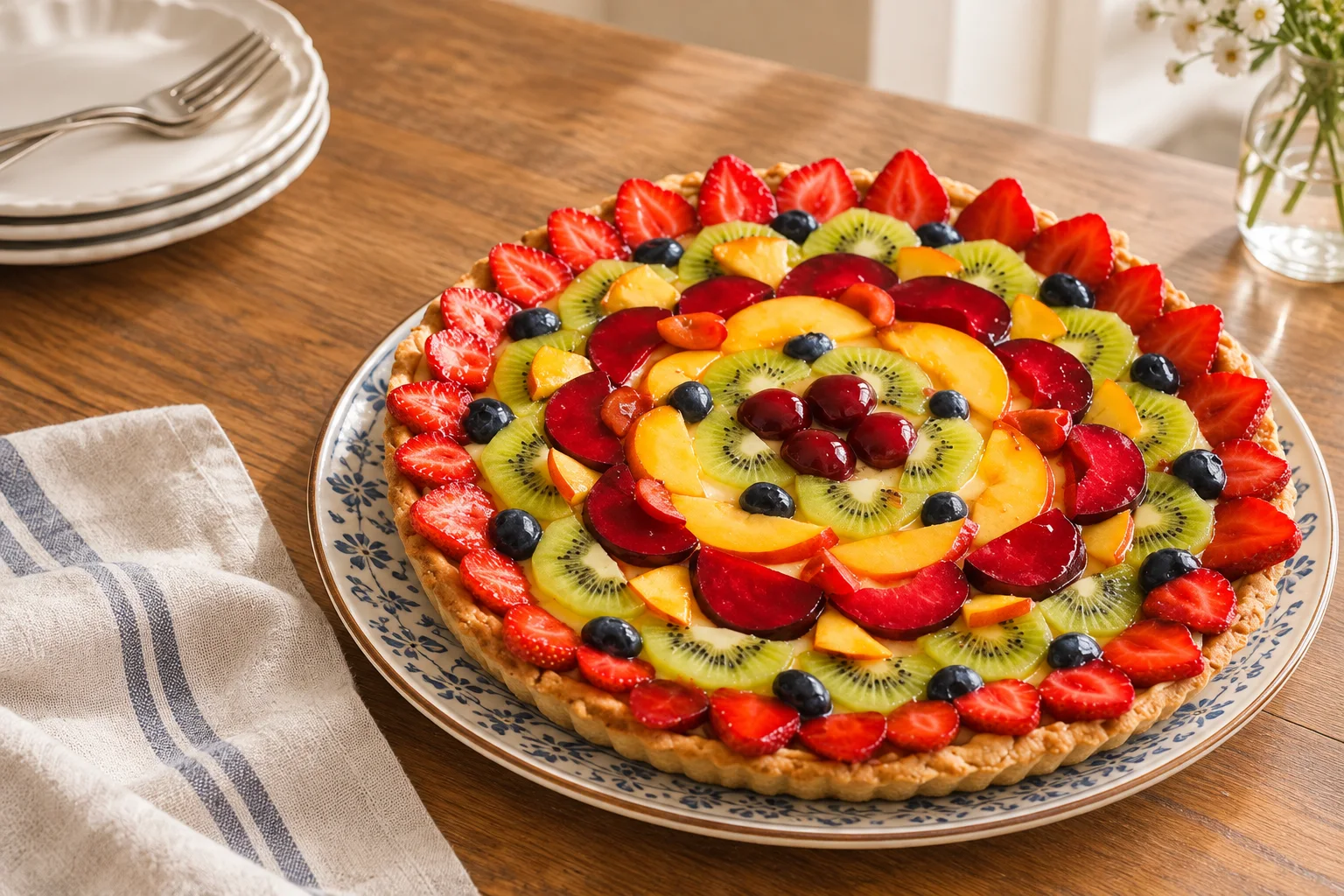 Meyveli Tart Tarifi