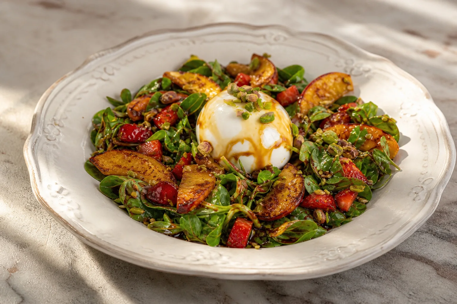 Semizotlu Burrata Salatası Tarifi