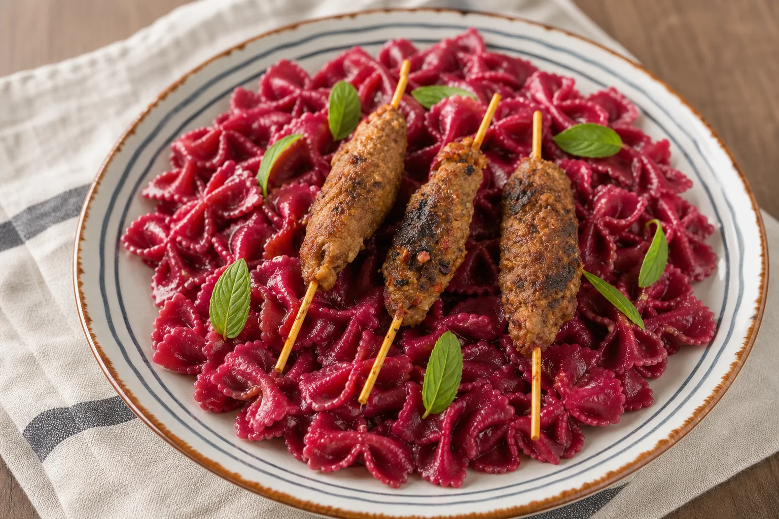 Simit Kebabı ve Şalgam Suyunda Makarna Tarifi