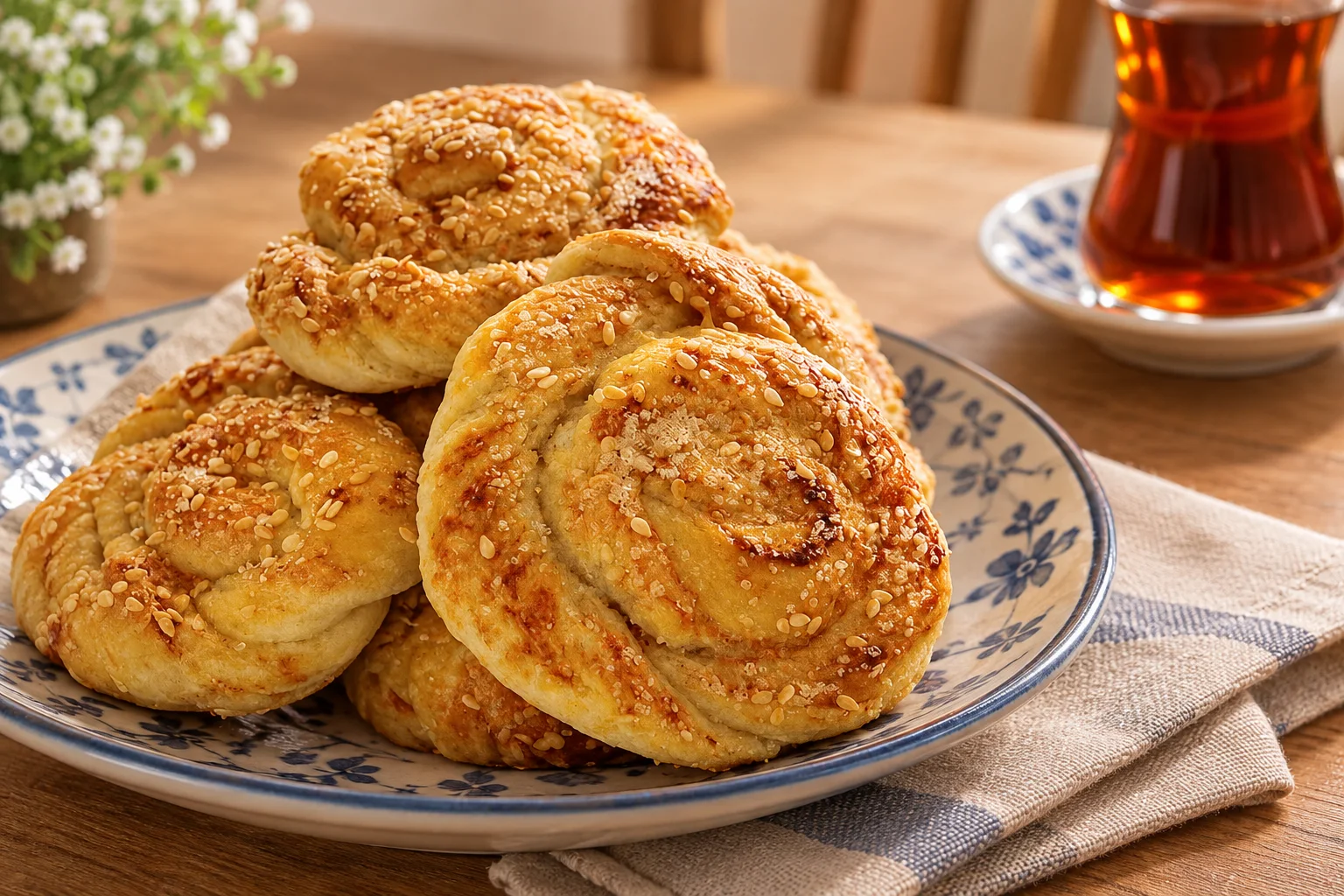 Sütlü Tahinli Çörek Tarifi