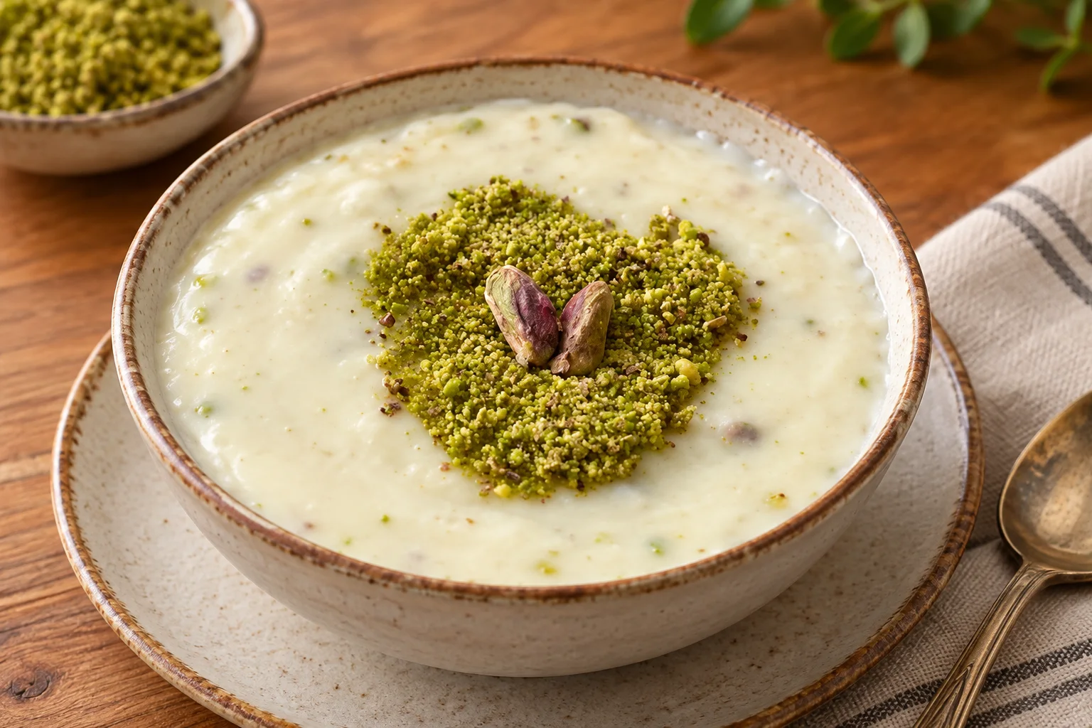 Antep Fıstıklı Muhallebi Tarifi
