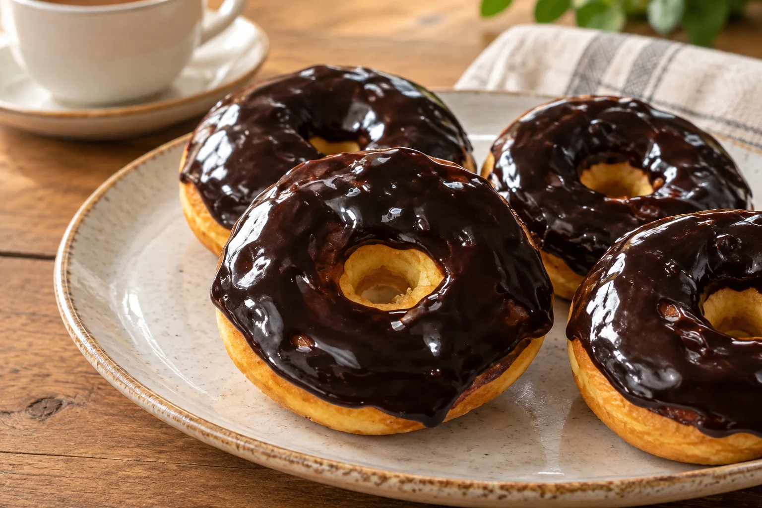 Çikolata Soslu Donut Tarifi