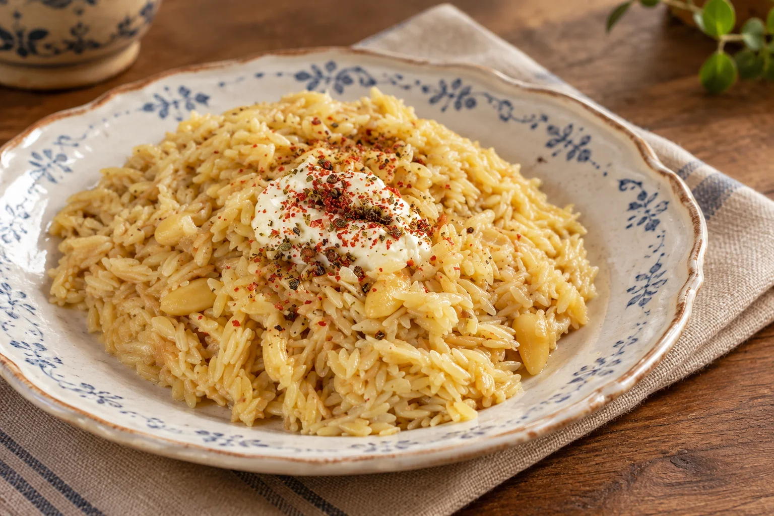 Kaymaklı Arpa Şehriye Pilavı Tarifi