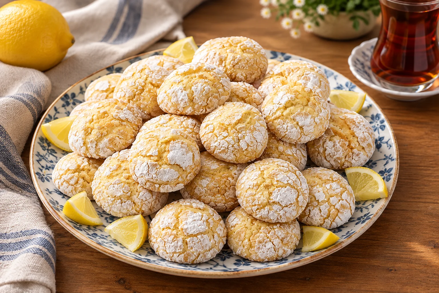 Limonlu Çatlak Kurabiye Tarifi