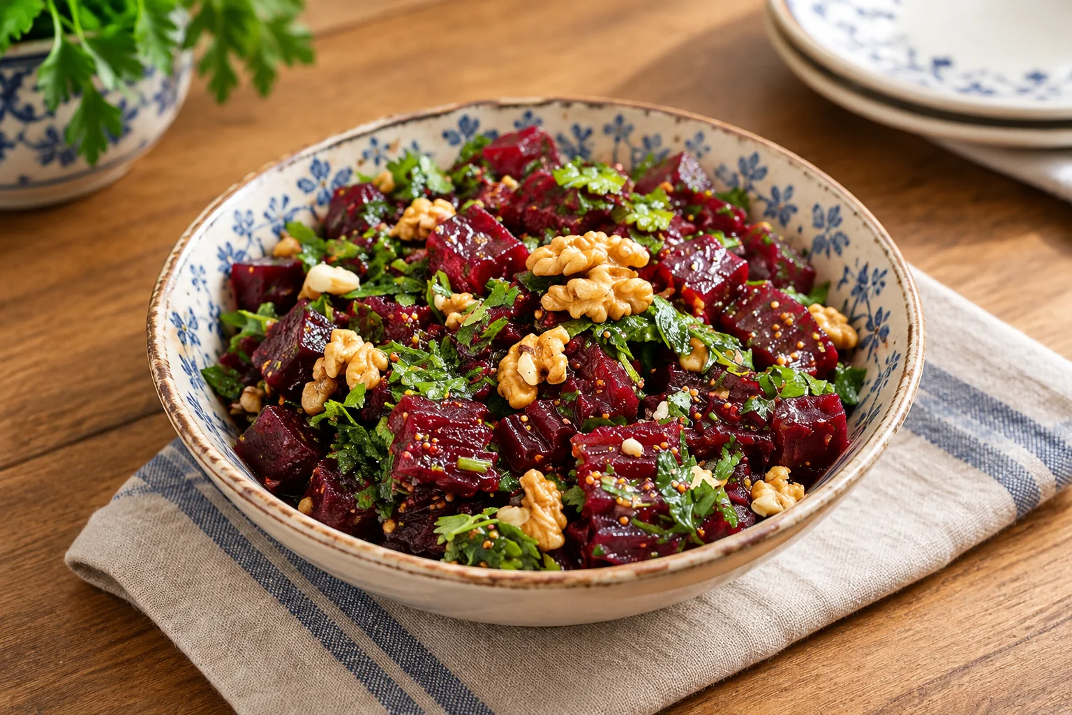 Maydanozlu Pancar Salatası Tarifi