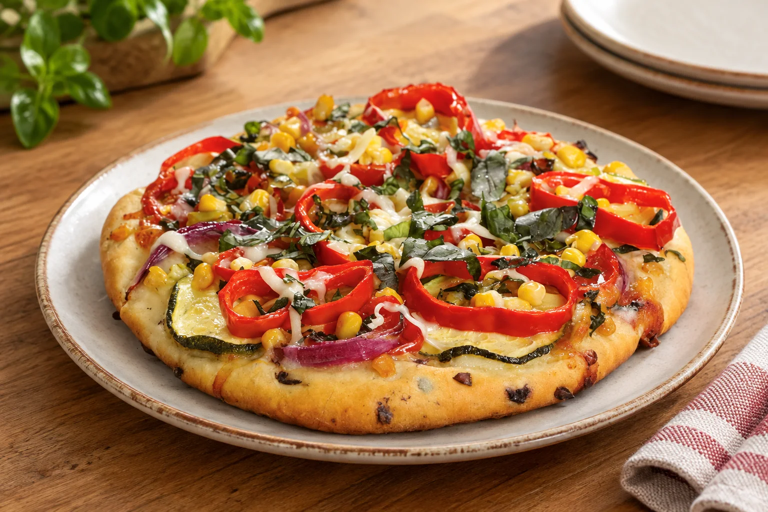 Sebzeli Pizza Tarifi