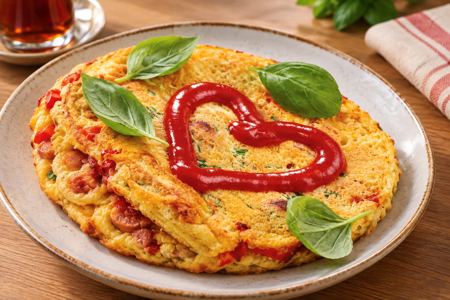 Sosisli Omlet Tarifi