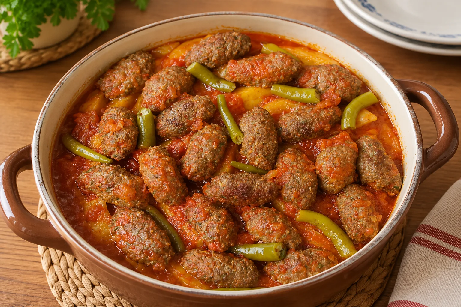 Tencerede İzmir Köfte Tarifi